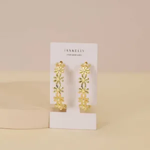 Earrings | Daisy Chain Hoop | JaxKelly