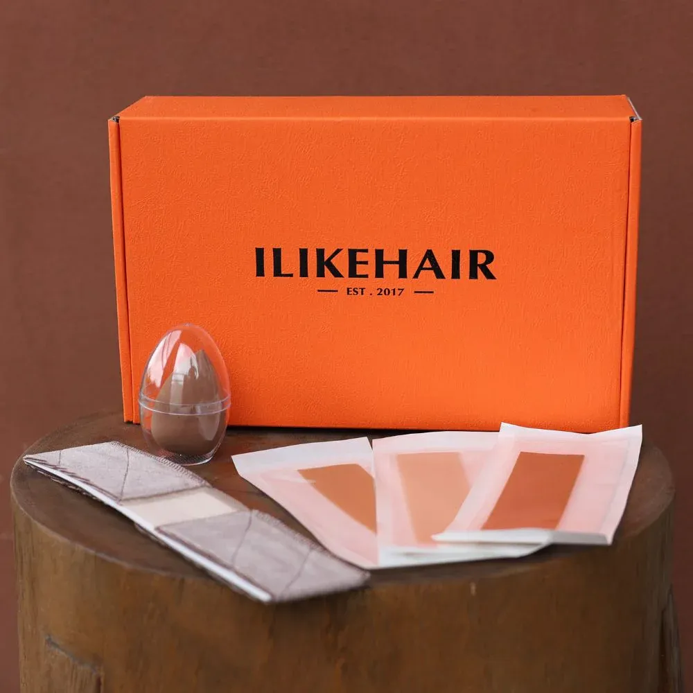 Elegant Copper Highlights Layered Cut Wavy Glueless 4x4 Closure Lace Wig