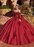 Elegant Glitter Tulle Ballgown