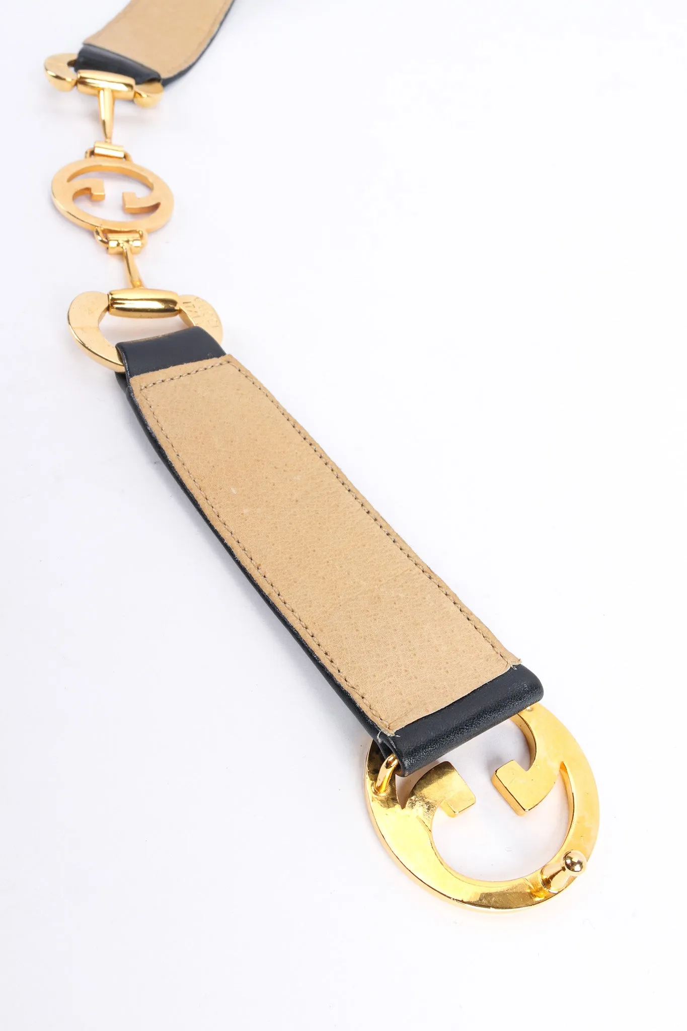 Enamel Horsebit Leather Belt