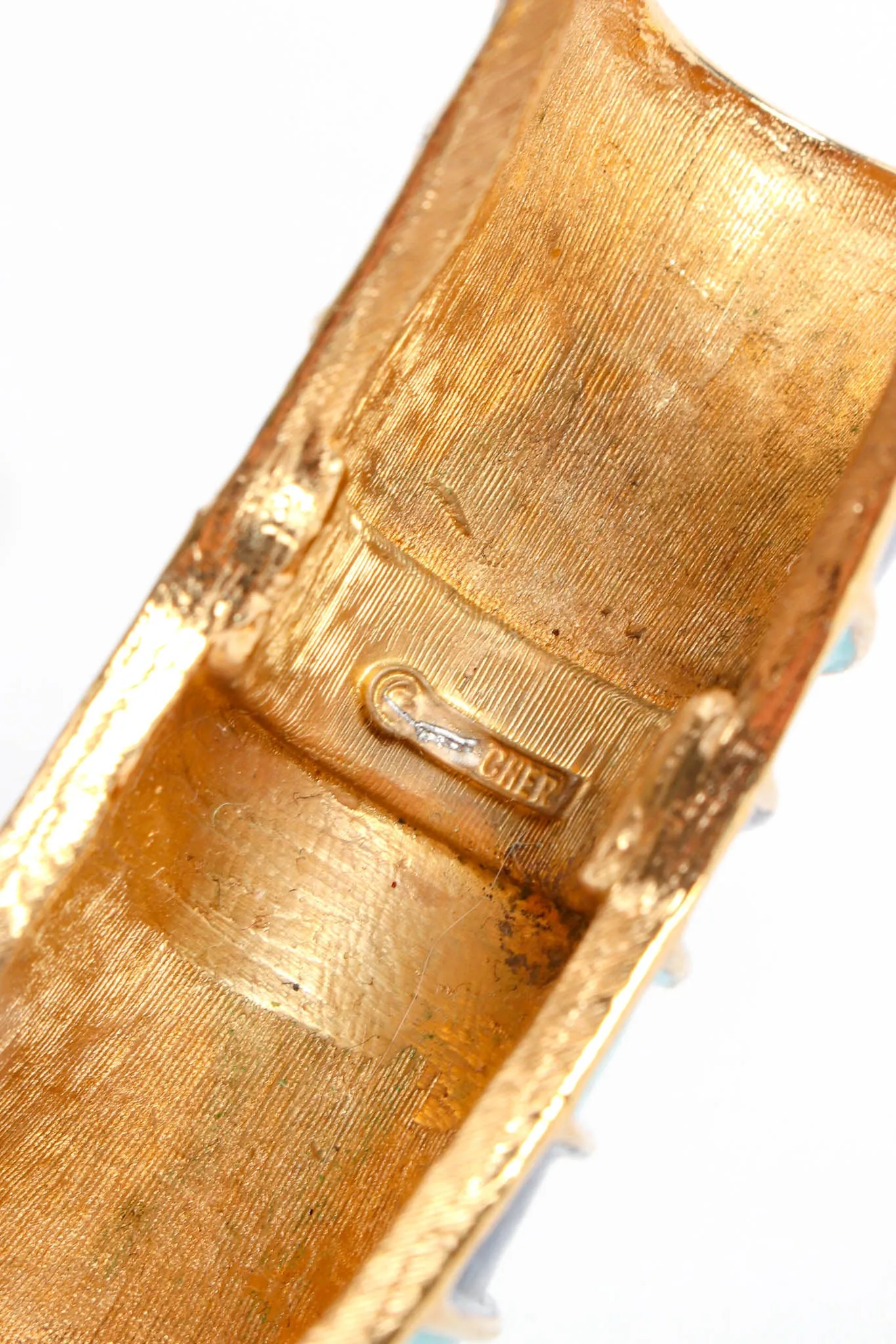 Enamel Stripe Bangle Bracelet