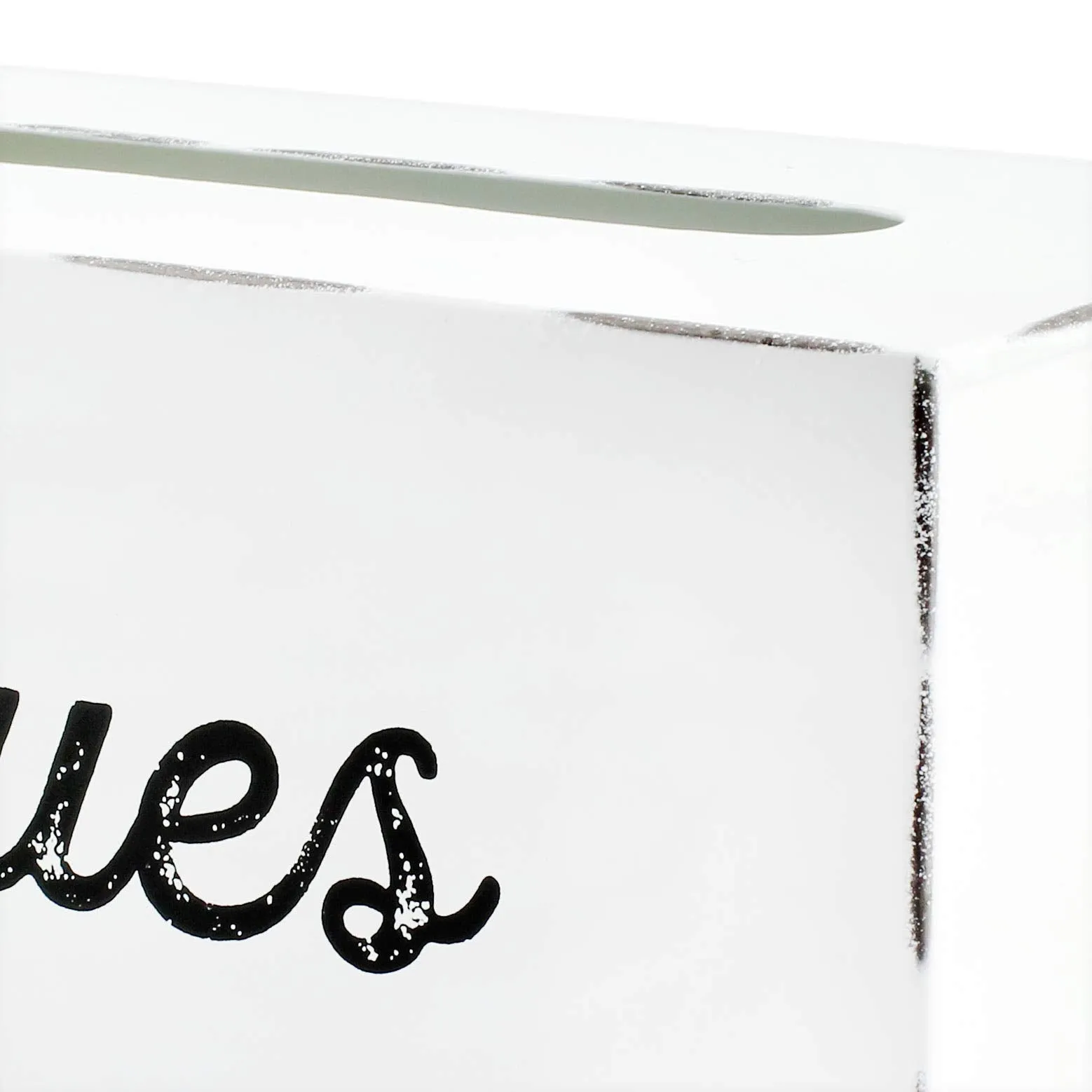 Enamelware Rectangular Tissue Box (White, Case of 24)