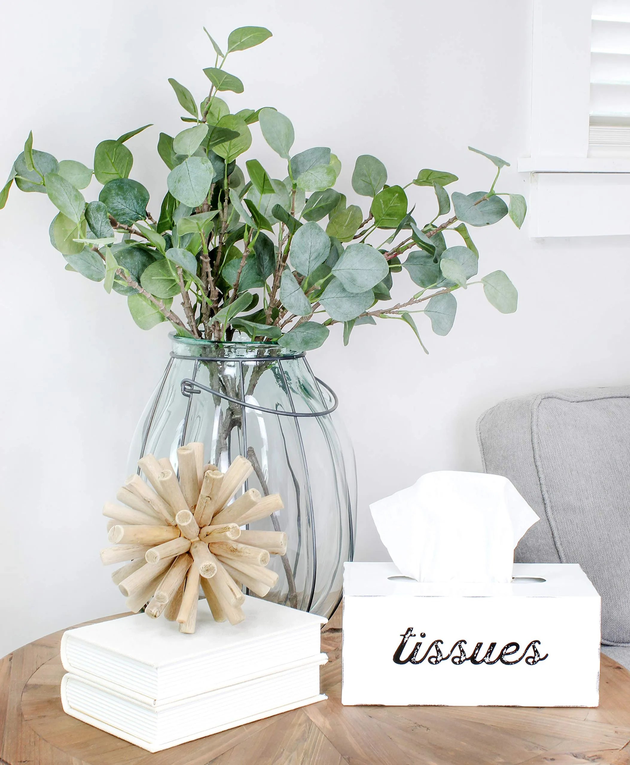 Enamelware Rectangular Tissue Box (White, Case of 24)