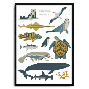 Endangered Marine Species of the World