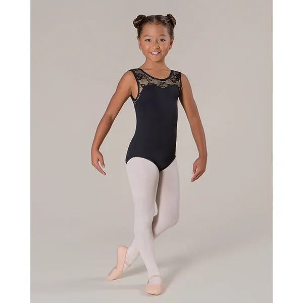 Energetiks Hannah Lace Leotard | Black | Child