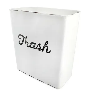 Farmhouse Enamel Trash Can