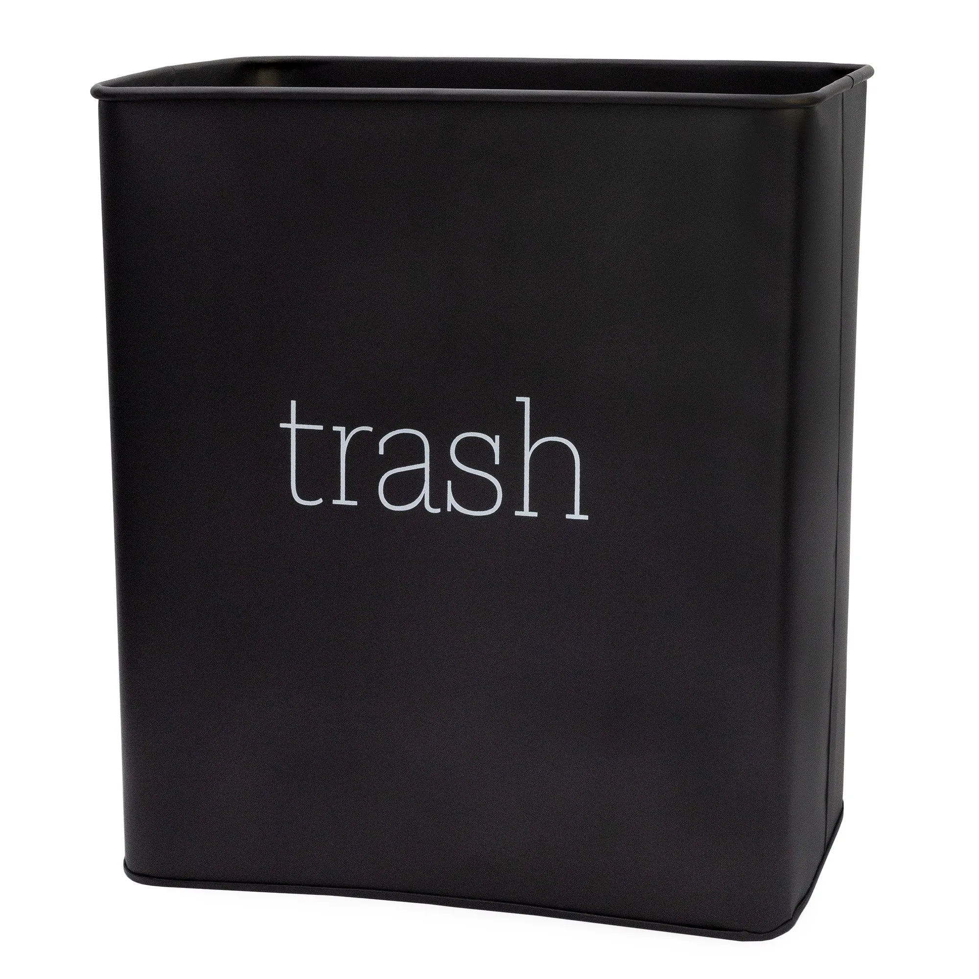 Farmhouse Enamel Trash Can