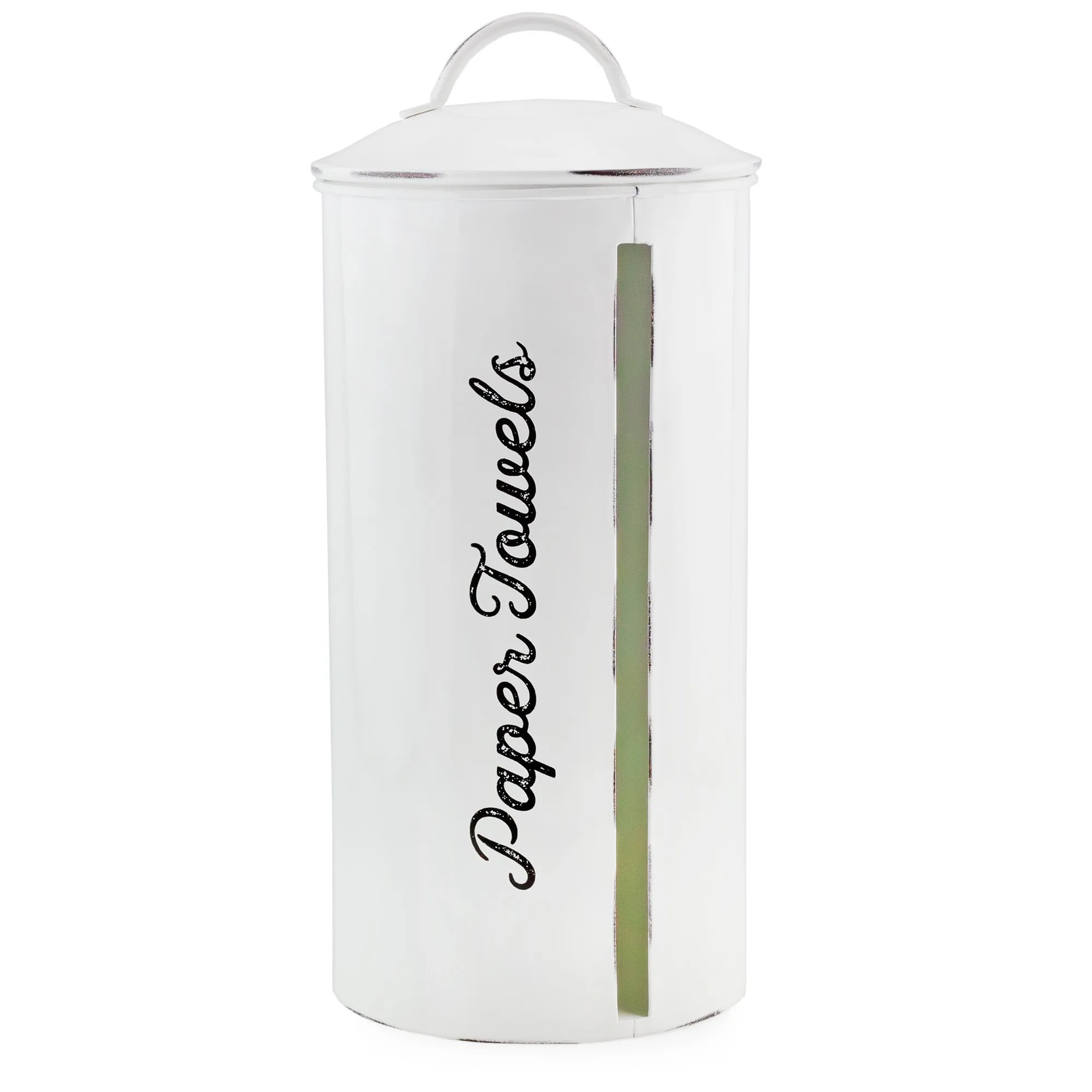 Farmhouse Paper Towel Holder (White)