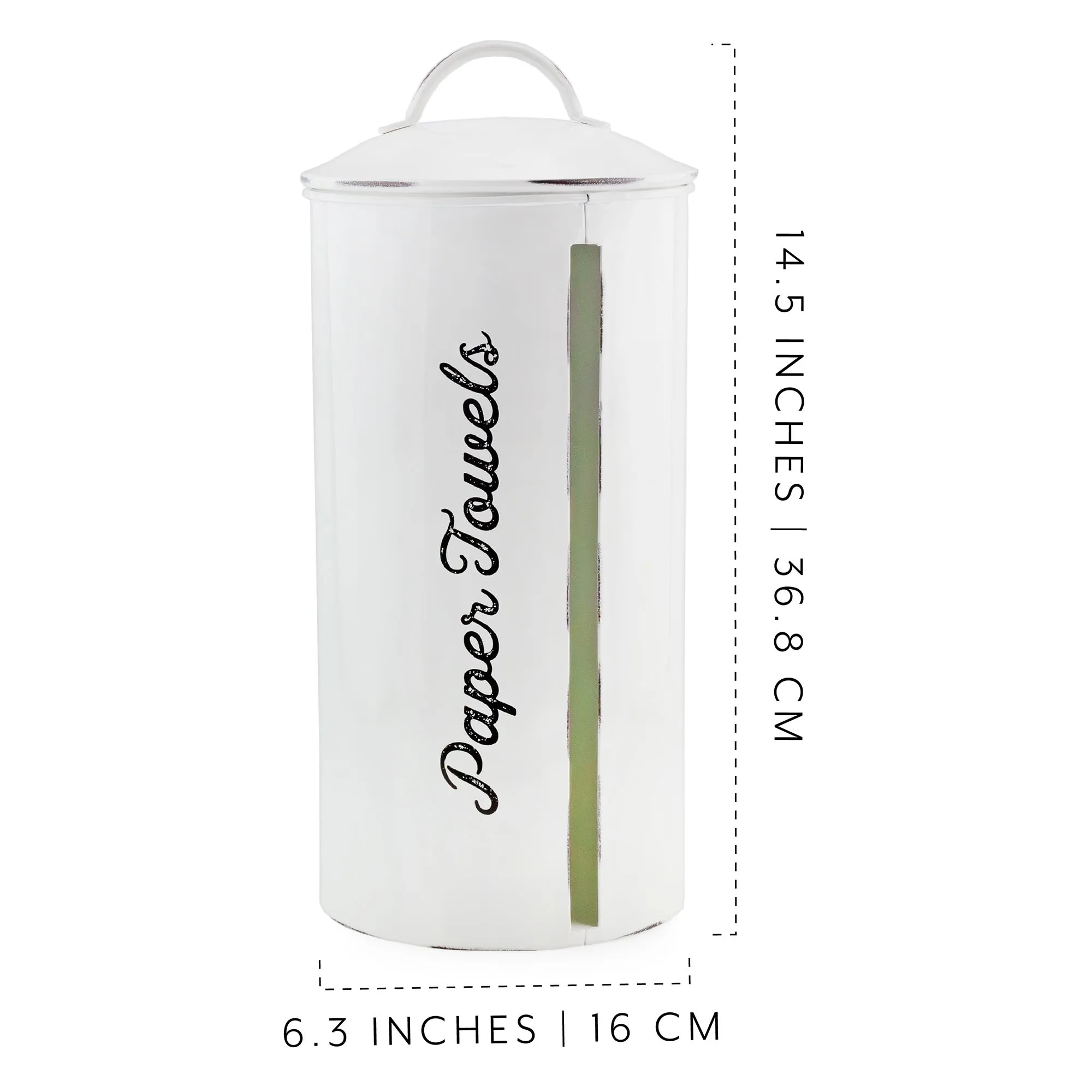 Farmhouse Paper Towel Holder (White)