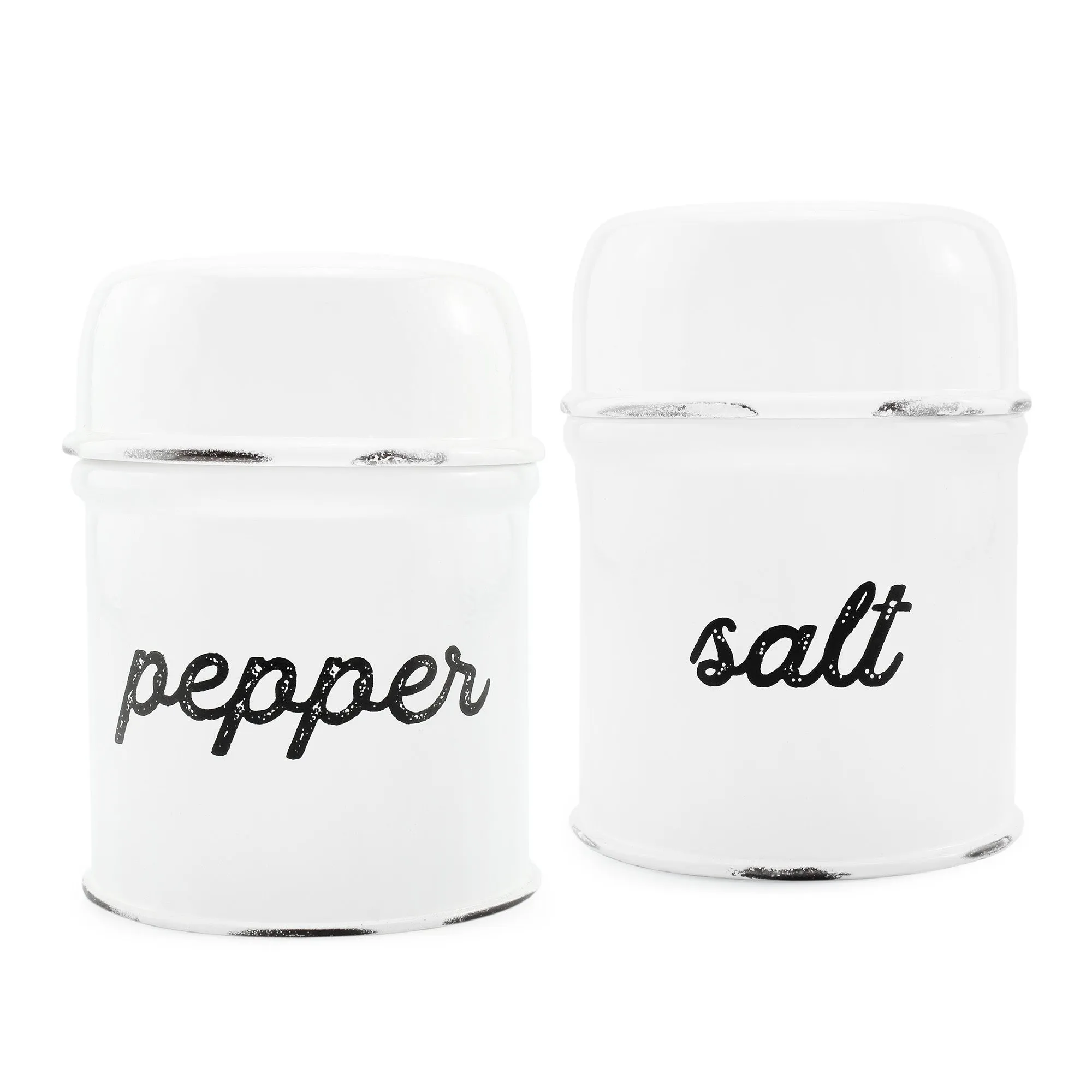 Farmhouse Salt and Pepper Shaker Set (White, Case of 30)