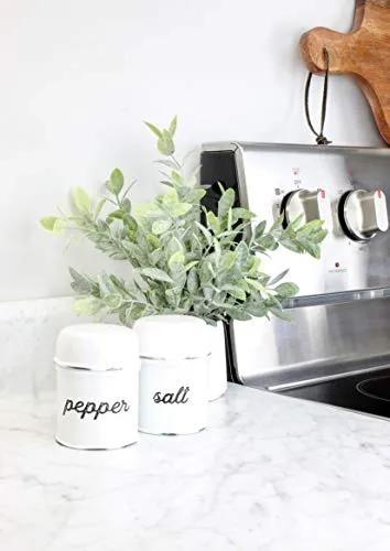 Farmhouse Salt and Pepper Shaker Set (White, Case of 30)