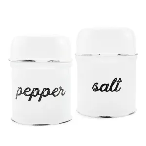 Farmhouse Salt and Pepper Shaker Set (White, Case of 30)
