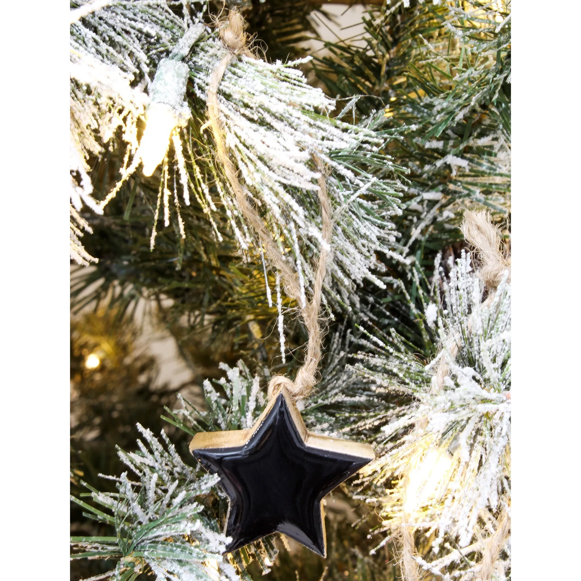 Farmhouse Star Ornaments (Black, Case of 720)