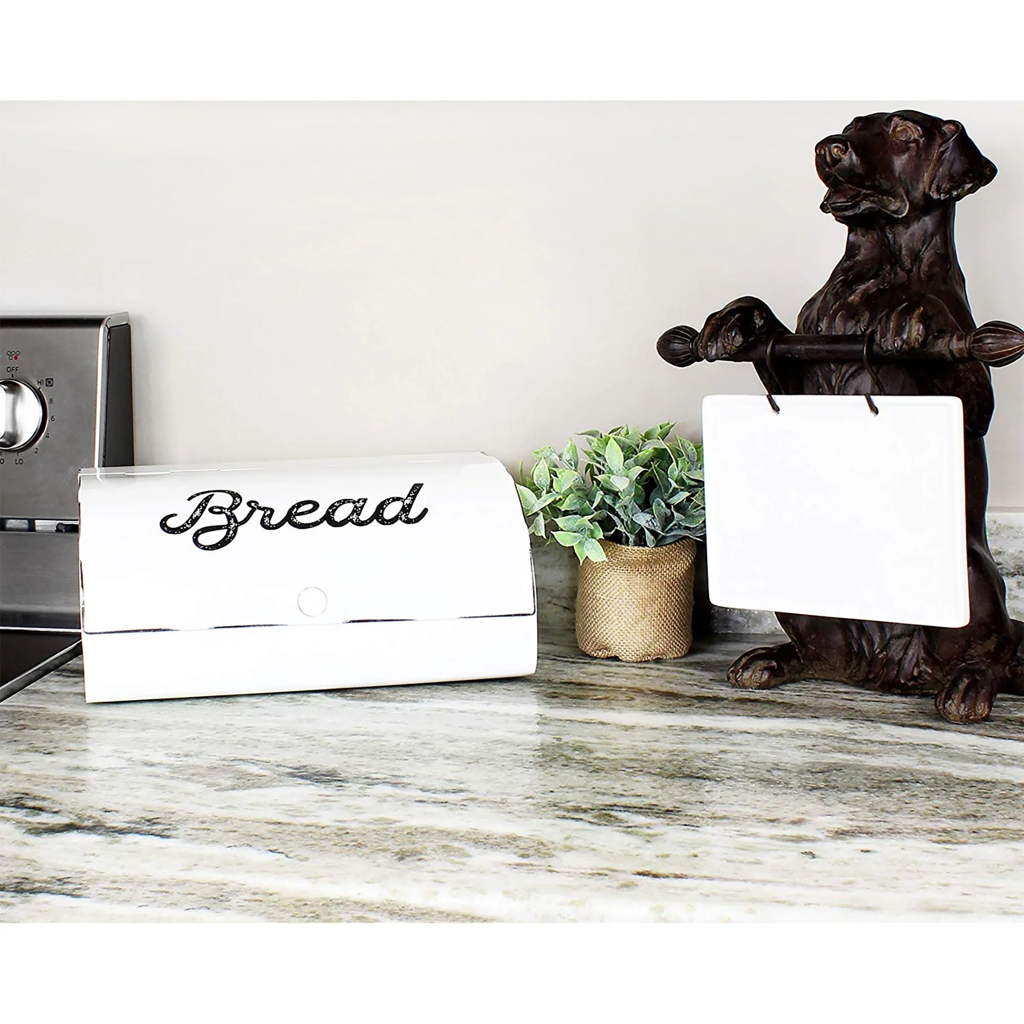 Farmhouse White Bread Box (Case of 6)