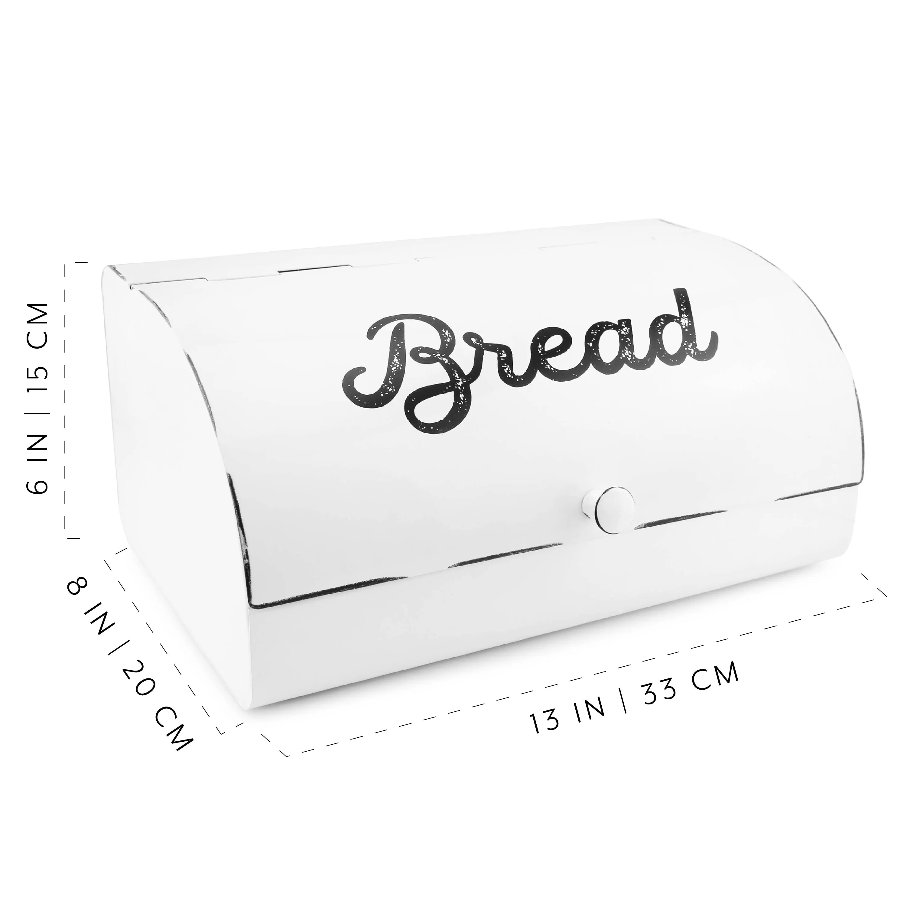Farmhouse White Bread Box (Case of 6)