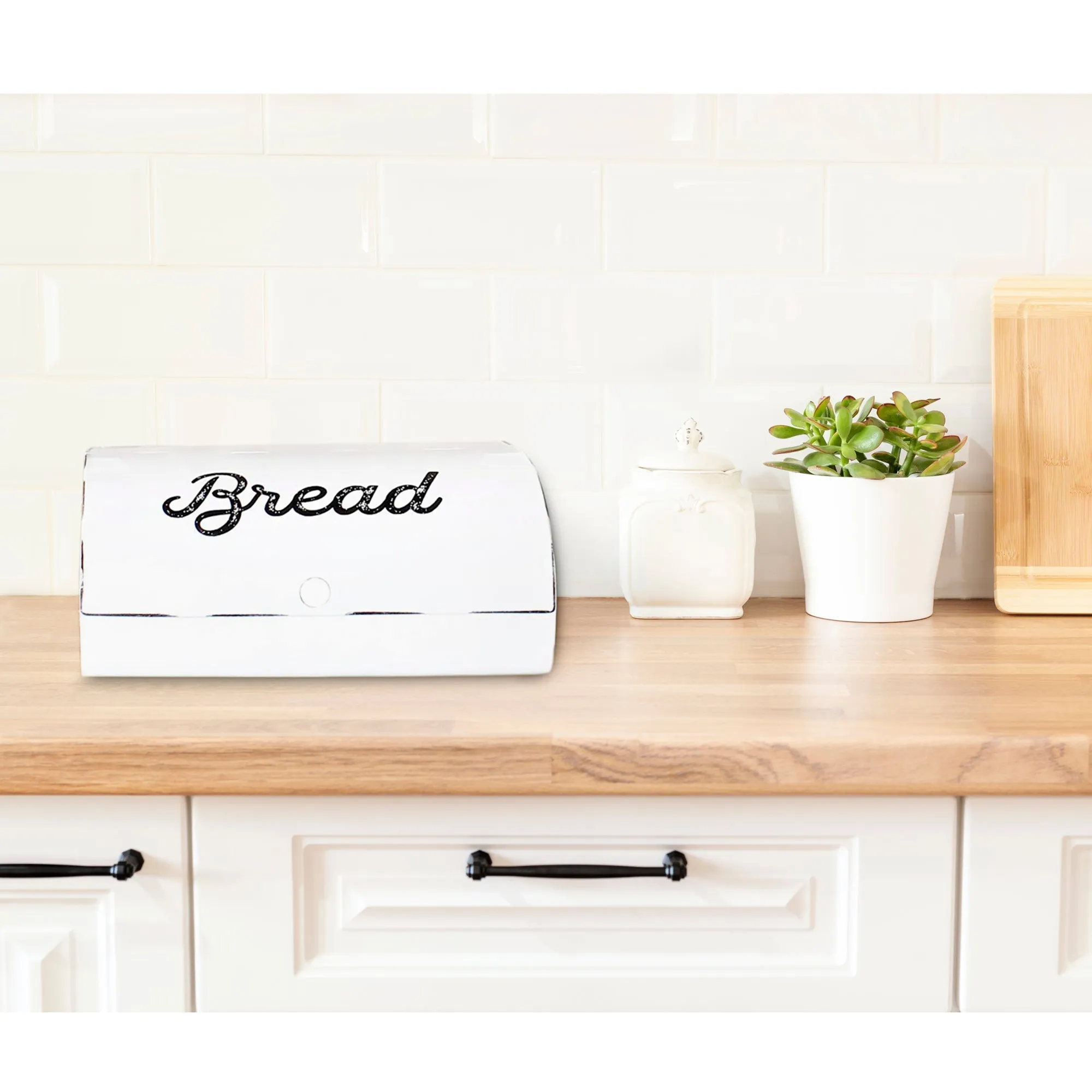 Farmhouse White Bread Box (Case of 6)