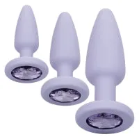 First Time Crystal Booty Anal Plug Training Kit