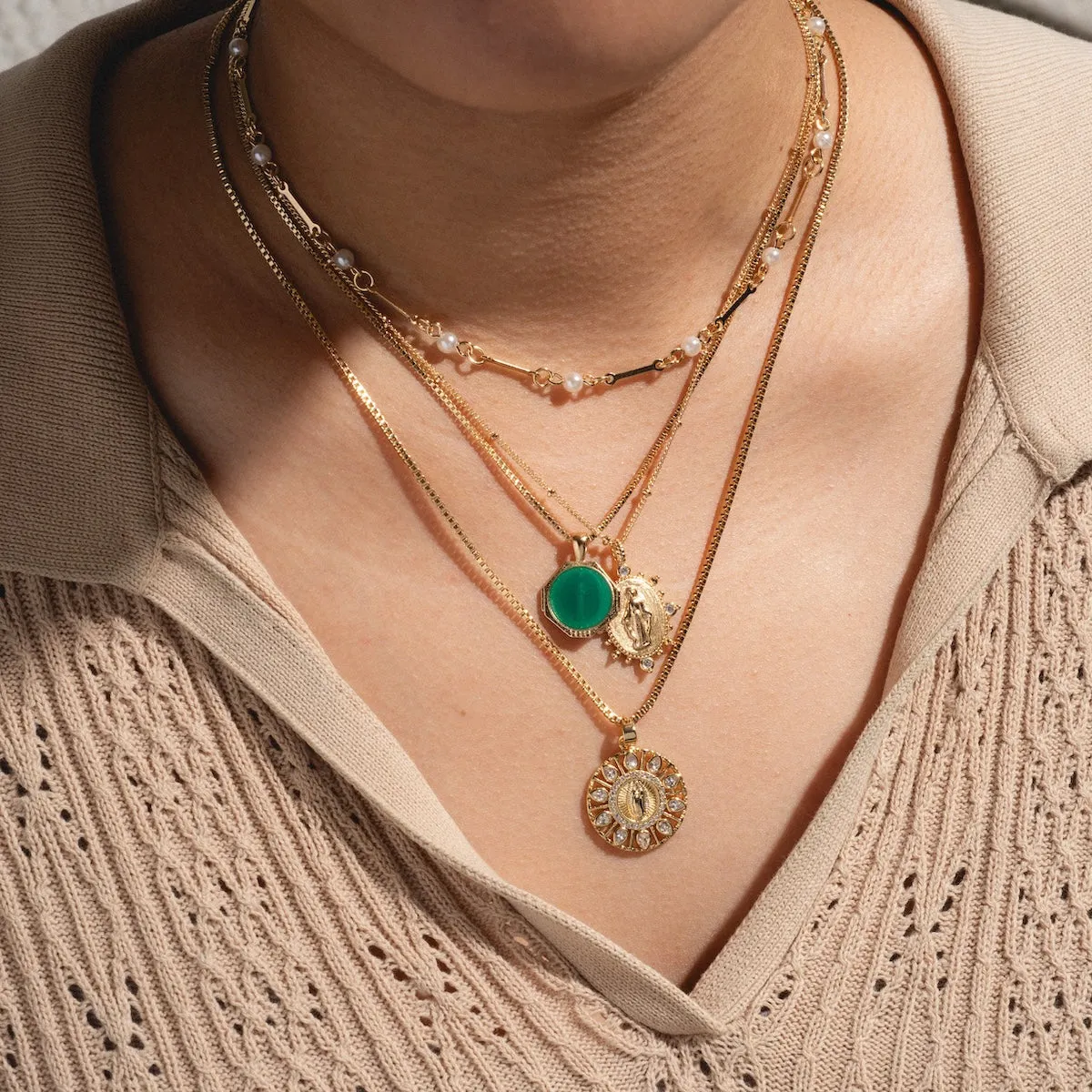 Floating Pearl Necklace