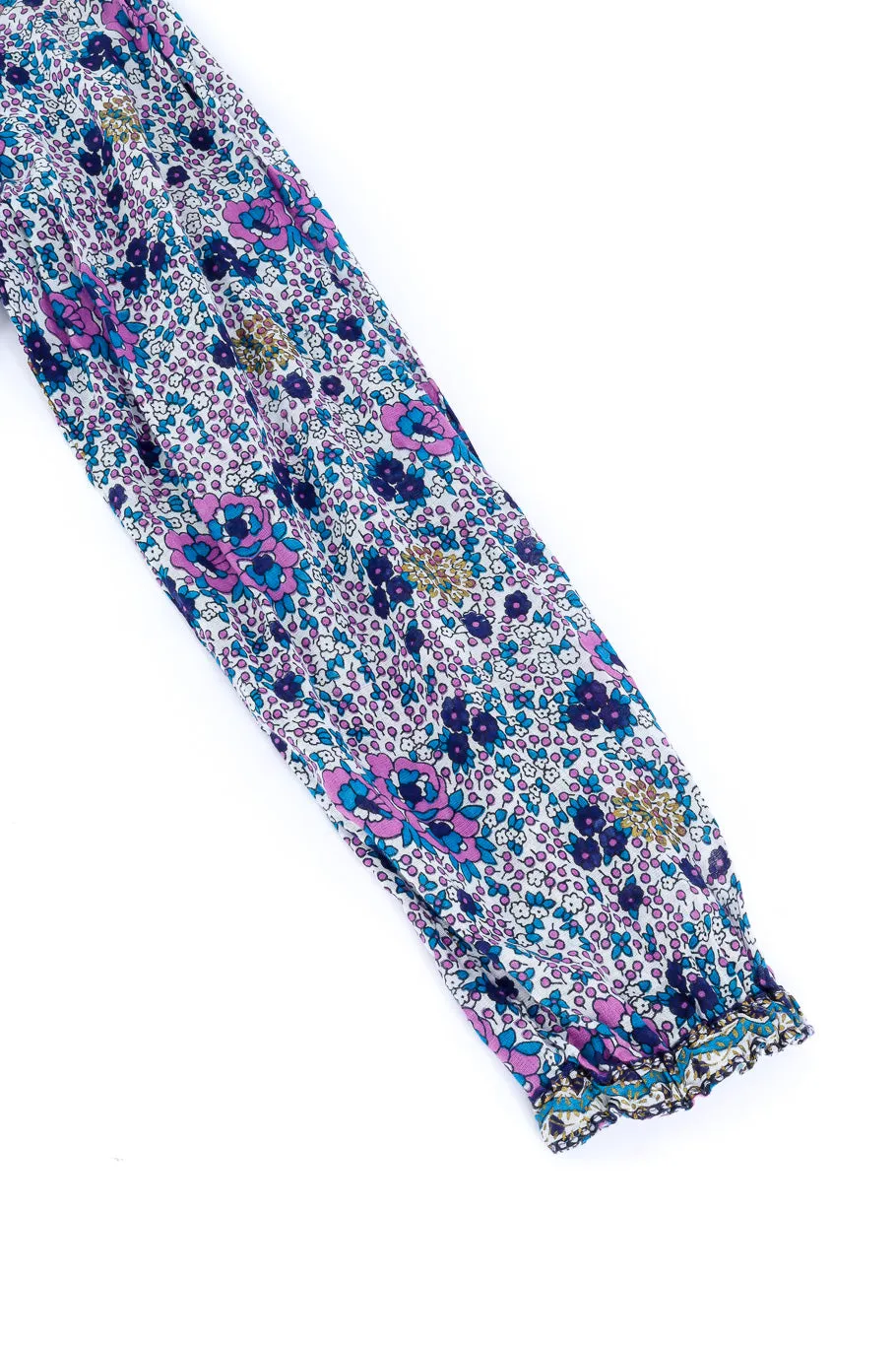Gauzy Floral Peasant Dress