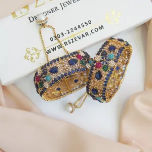 Glamorous Gemstone Zirconia Bangles
