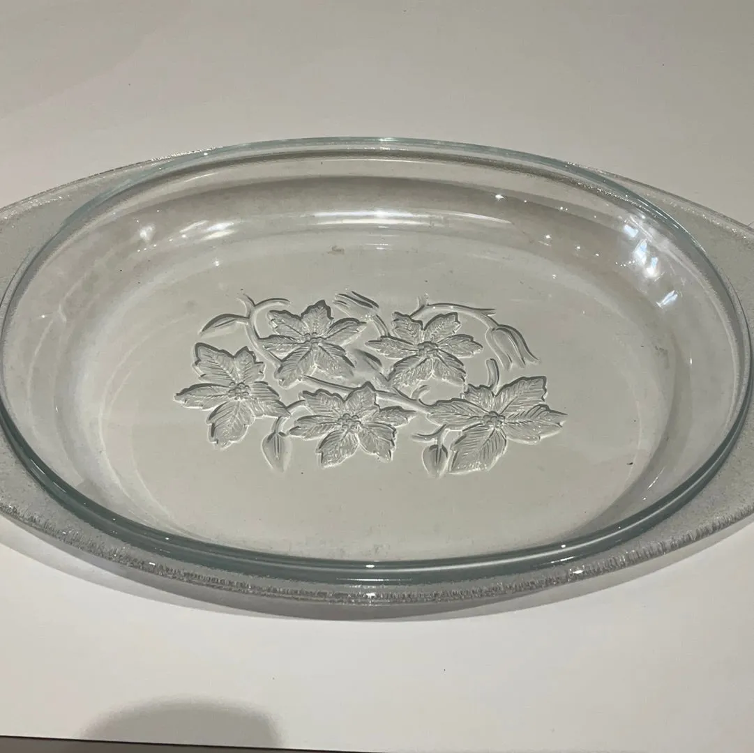 Glass Floral Tray