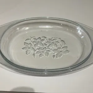 Glass Floral Tray