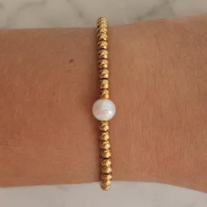 GOLDEN PEARL SINGLE BRACELET