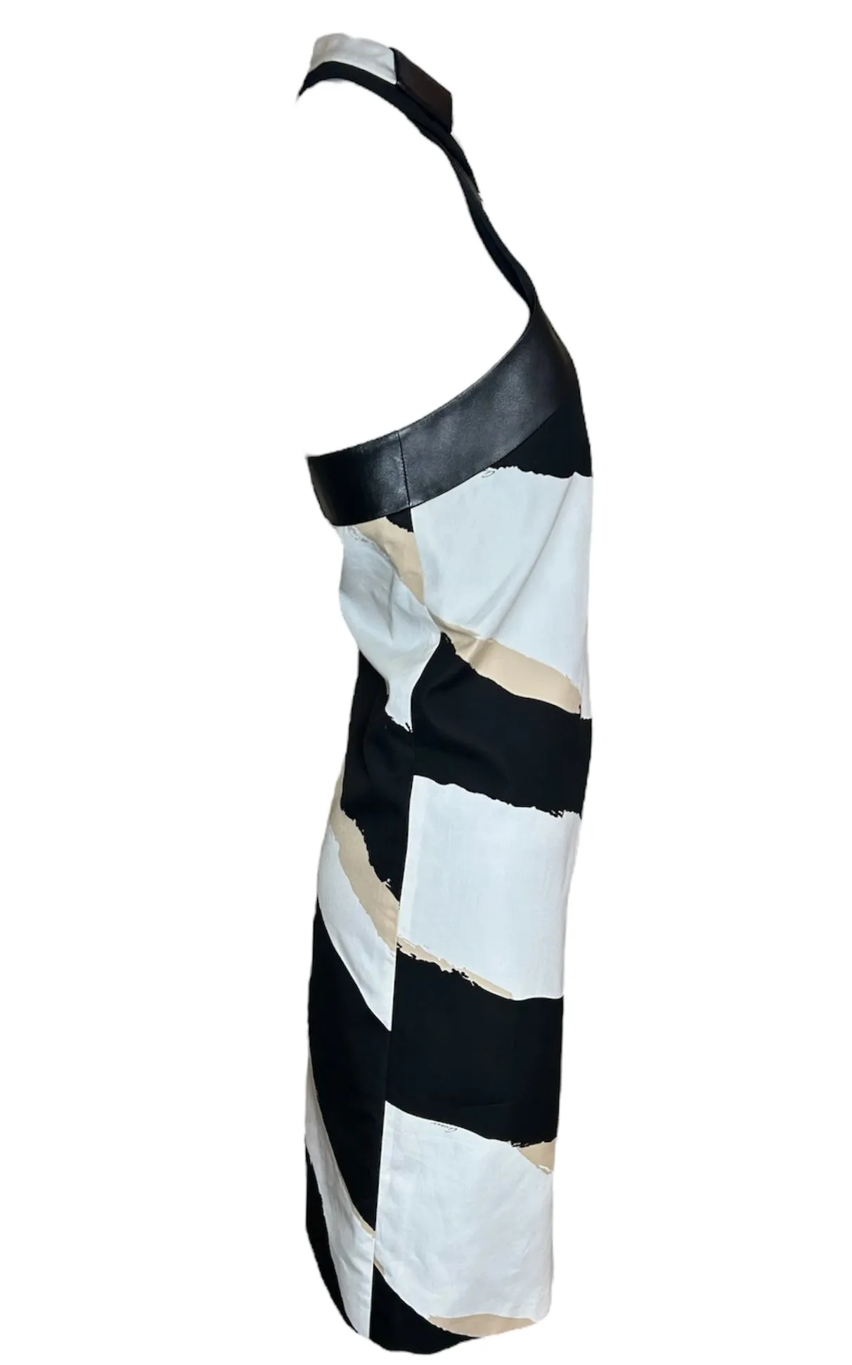 Gucci Tricolor High Neck Dress Plus Sized, NWT