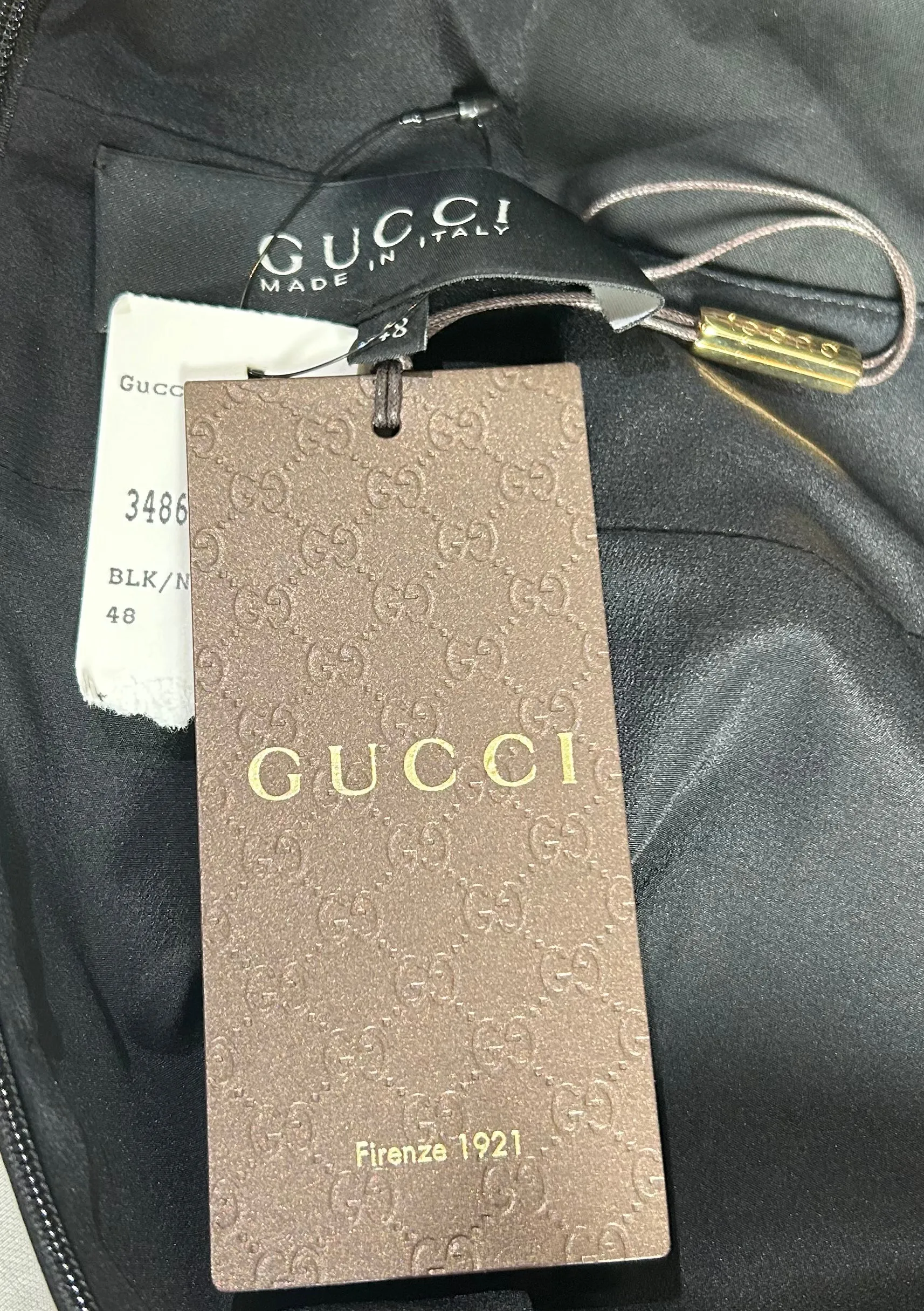 Gucci Tricolor High Neck Dress Plus Sized, NWT