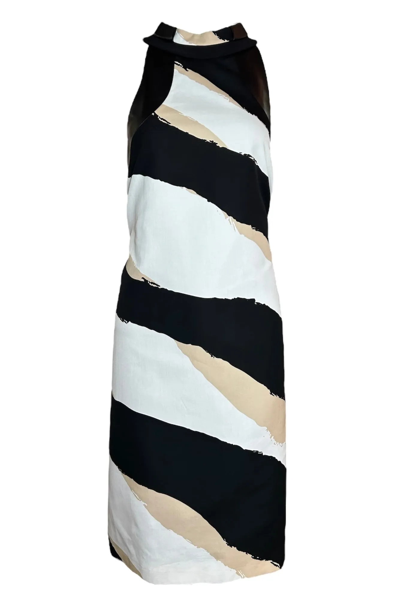 Gucci Tricolor High Neck Dress Plus Sized, NWT