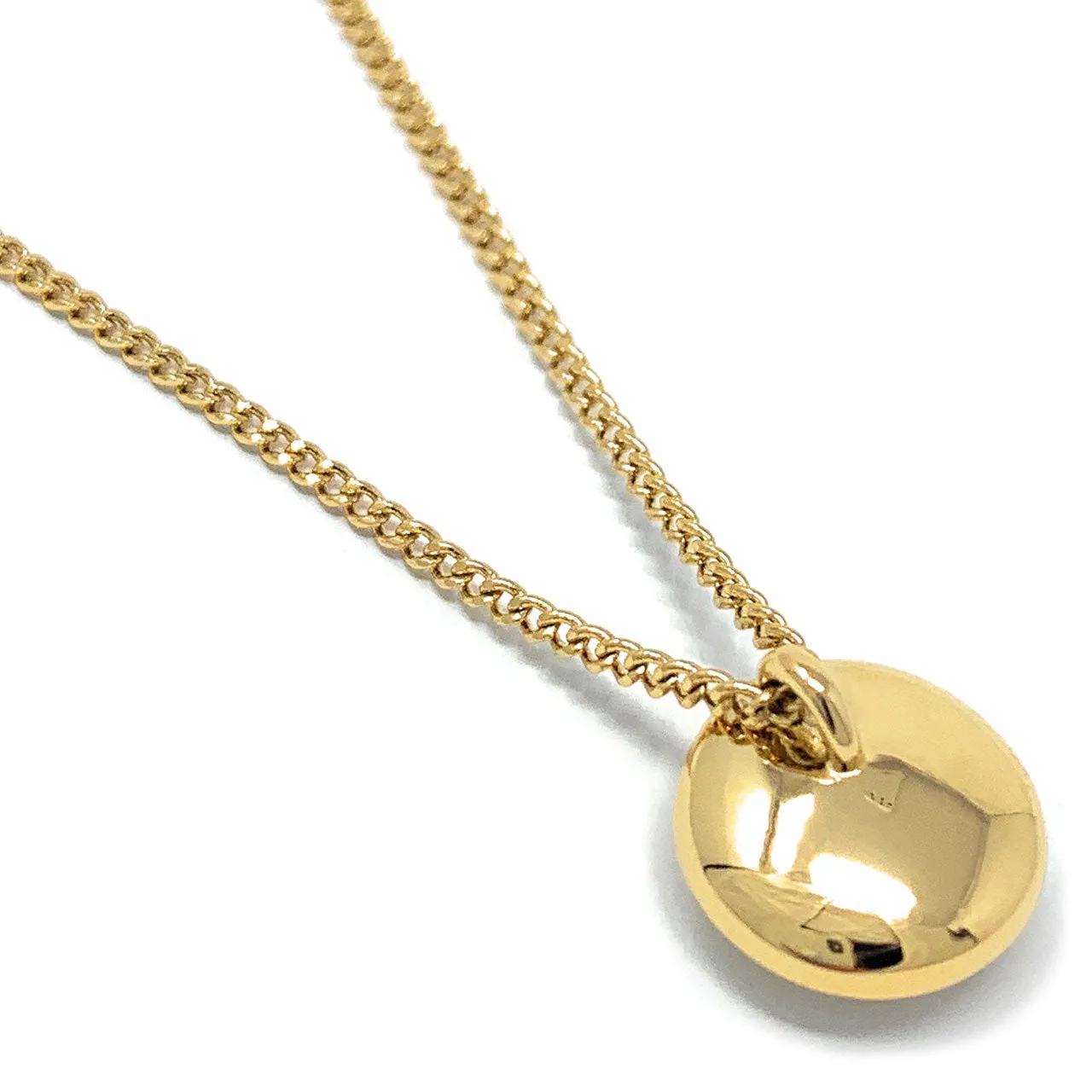 Halo Pave Pendant Necklace with White Clear Round Crystals from Swarovski Gold Plated
