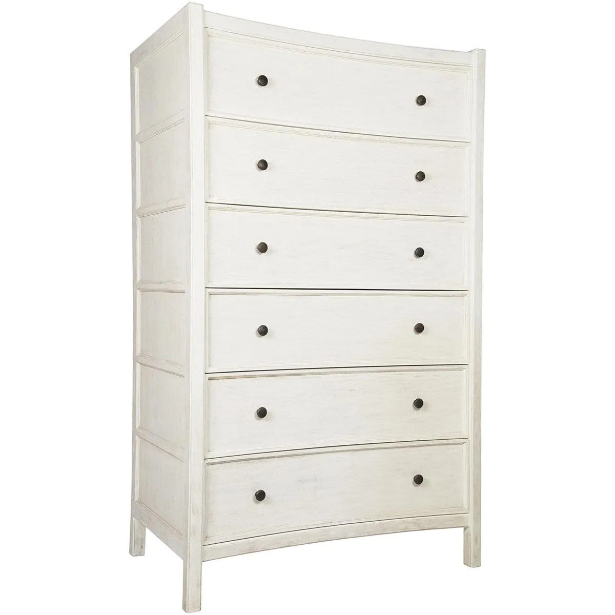 Hampton Tall Boy, White Wash