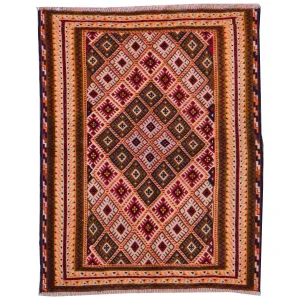 Hand-Knotted Afghan Mashwani Tribal Design Handmade Wool Rug (Size 2.9 X 4.1) Brrsf-1770