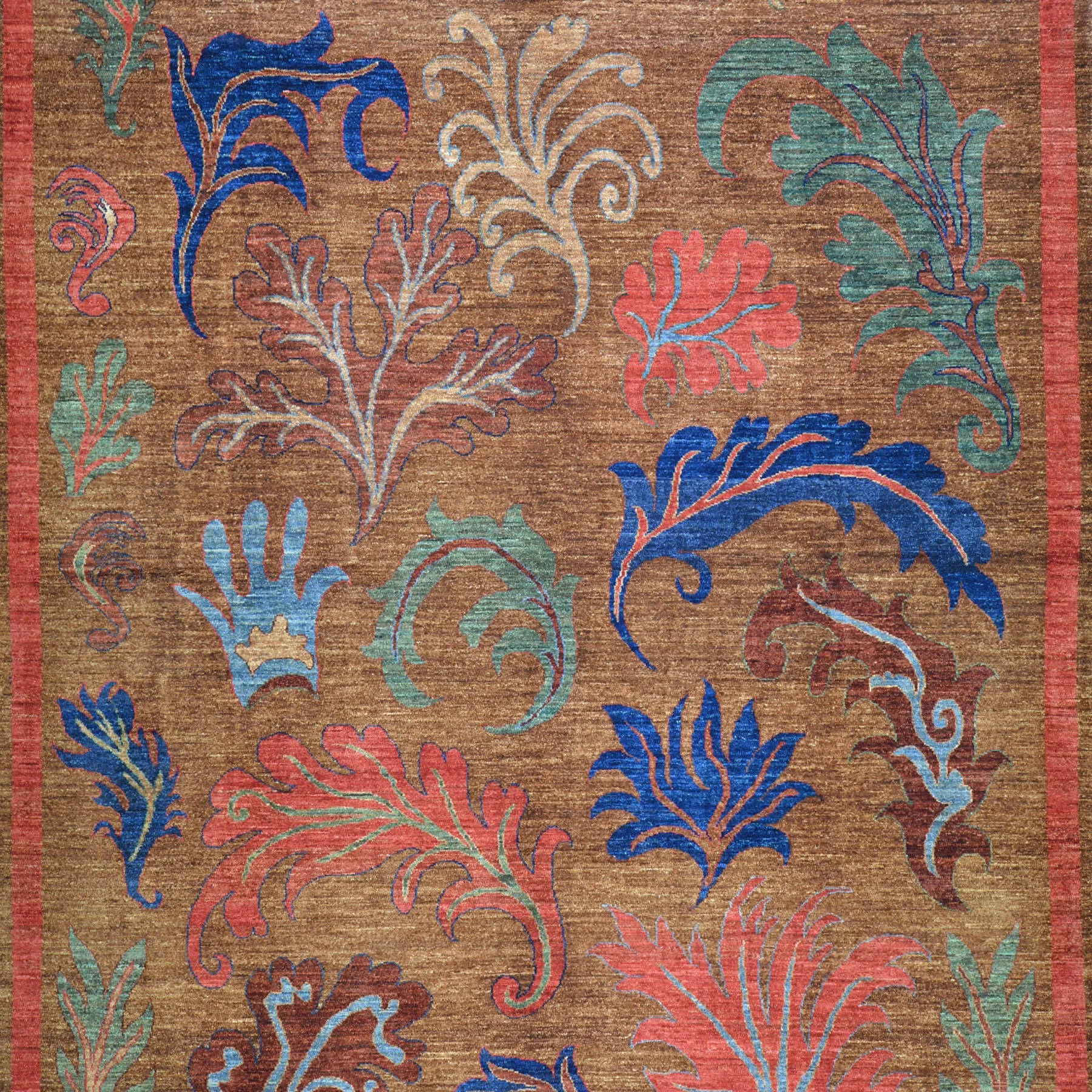 Hand-Knotted Afghan Tribal Chobi Traditional Design Wool Rug (Size 7.4 X 10.0) Cwral-9612