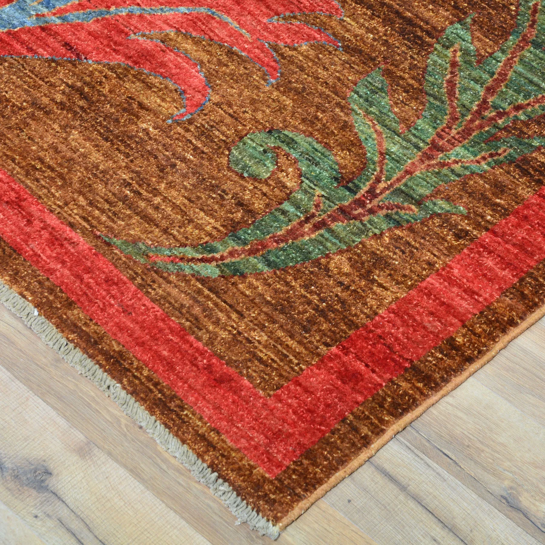 Hand-Knotted Afghan Tribal Chobi Traditional Design Wool Rug (Size 7.4 X 10.0) Cwral-9612