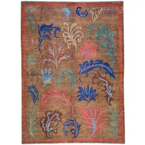 Hand-Knotted Afghan Tribal Chobi Traditional Design Wool Rug (Size 7.4 X 10.0) Cwral-9612
