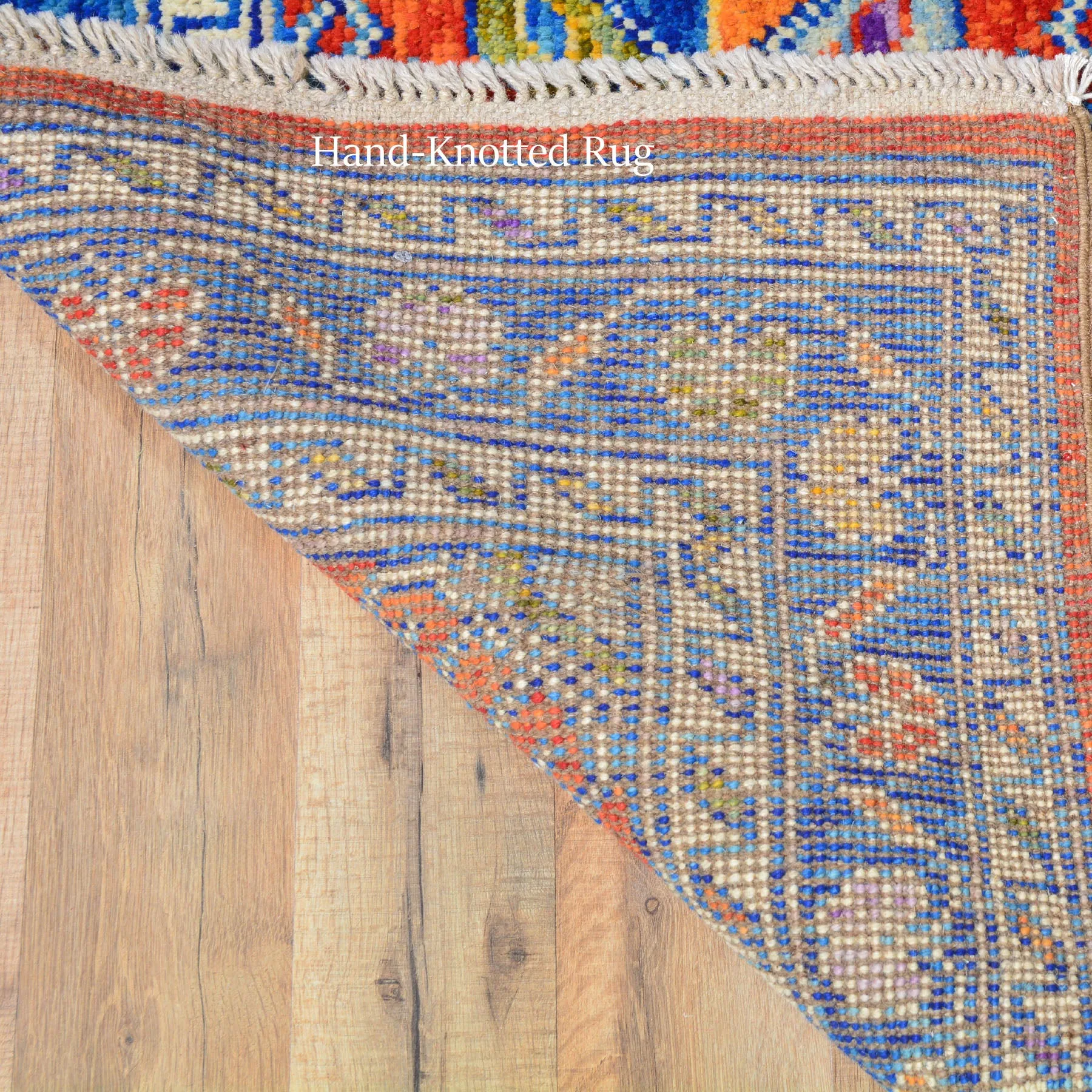 Hand-Knotted Ersari Design Handmade Wool Rug (Size 4.1 X 6.2) Cwral-7119