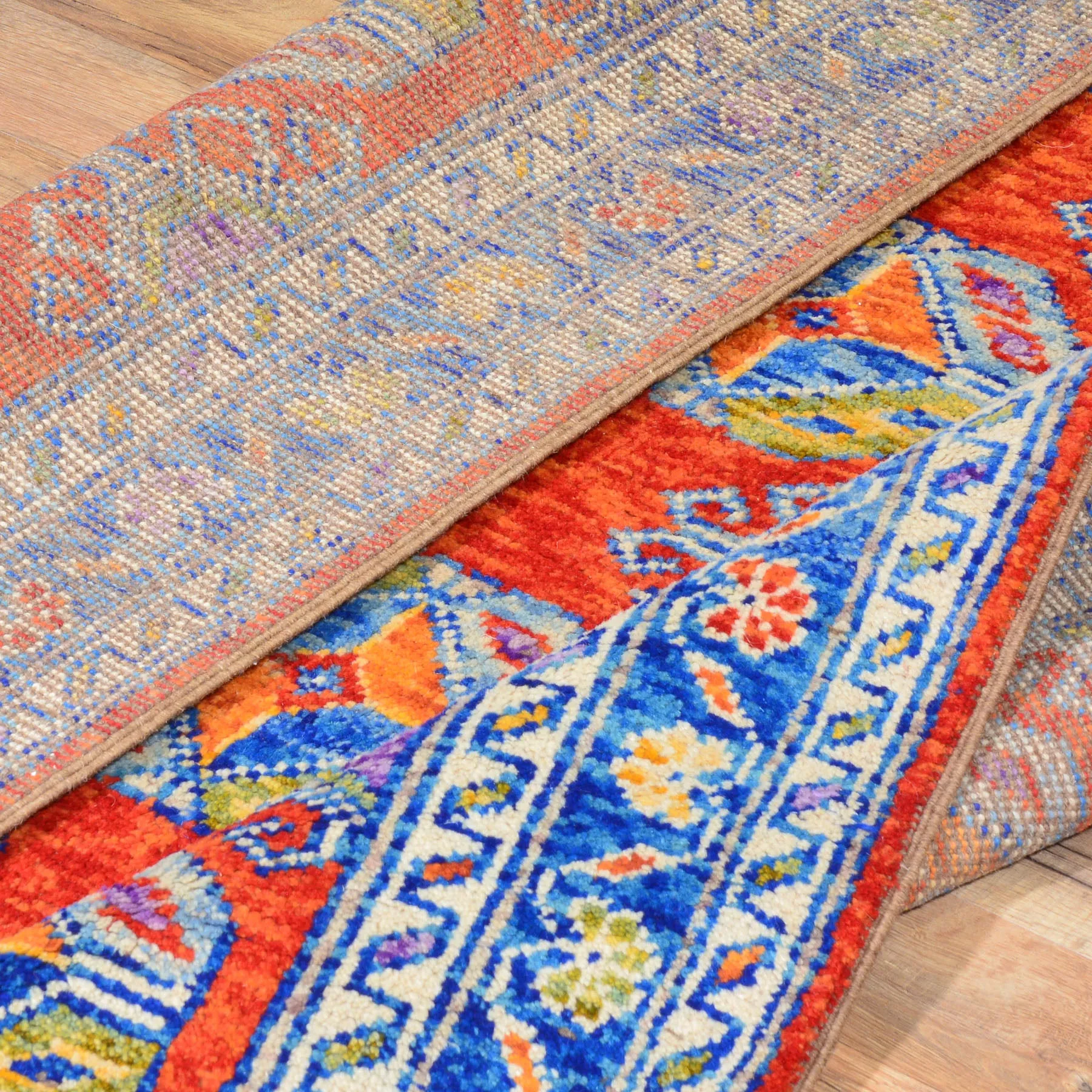 Hand-Knotted Ersari Design Handmade Wool Rug (Size 4.1 X 6.2) Cwral-7119