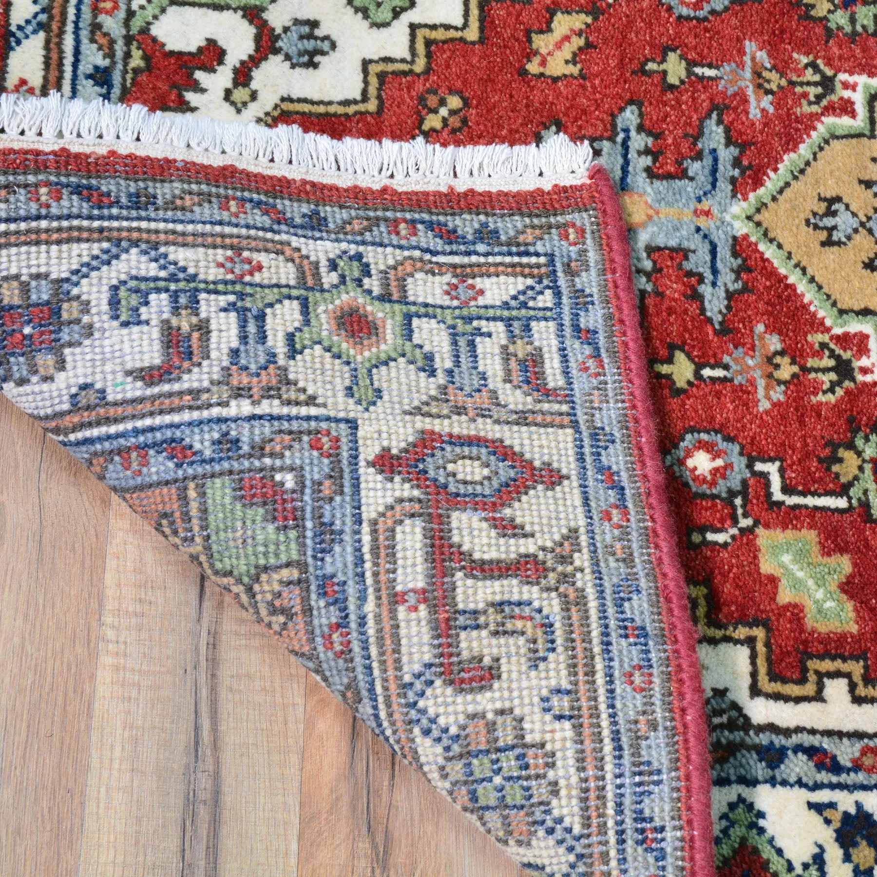 Hand-Knotted Fine Oriental Serapi Heriz Wool Handmade Rug (Size 2.11 X 5.1) Brral-2505