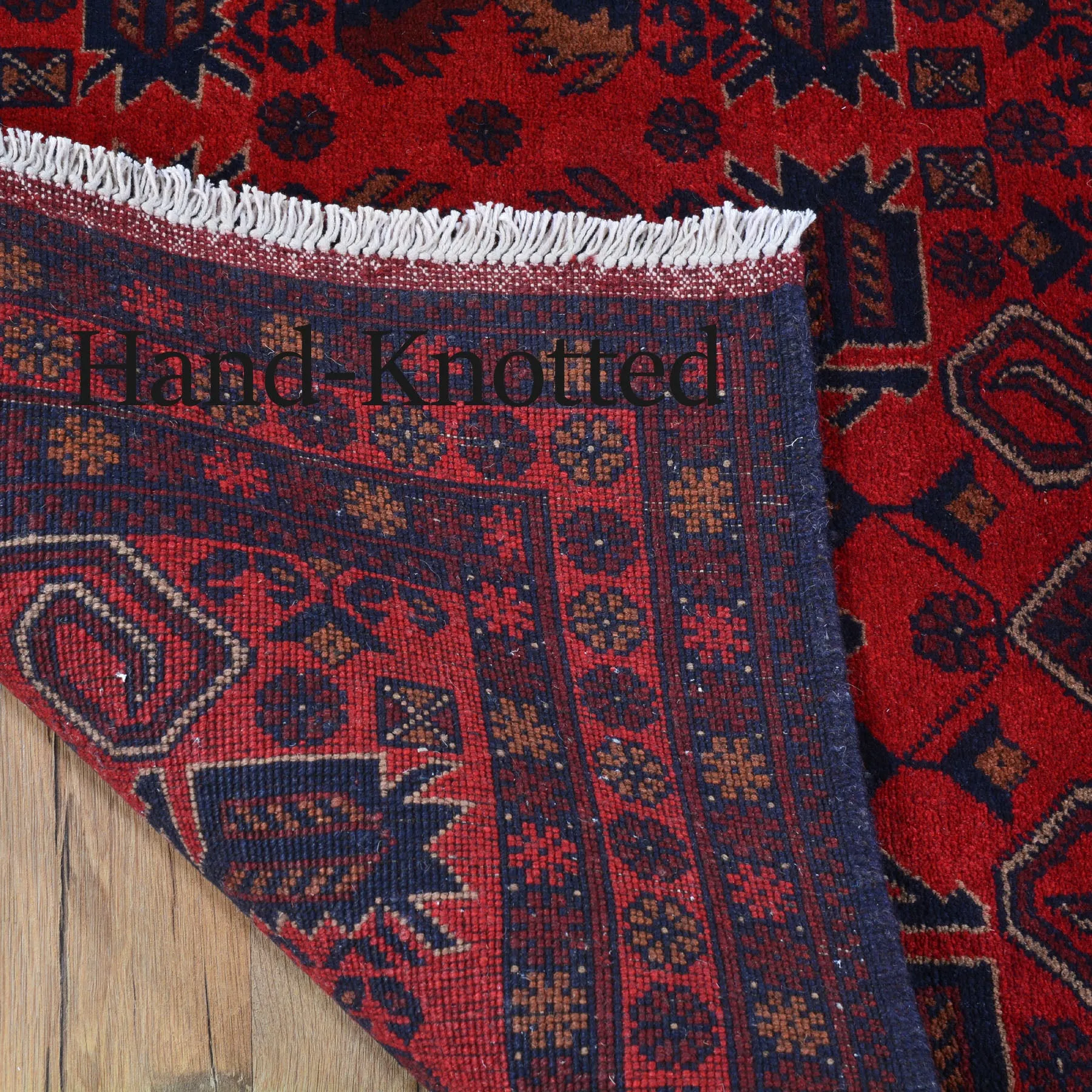 Hand-Knotted Fine Turkmen Handmade Tribal Traditional Rug (Size 4.2 X 6.8) Brral-6624