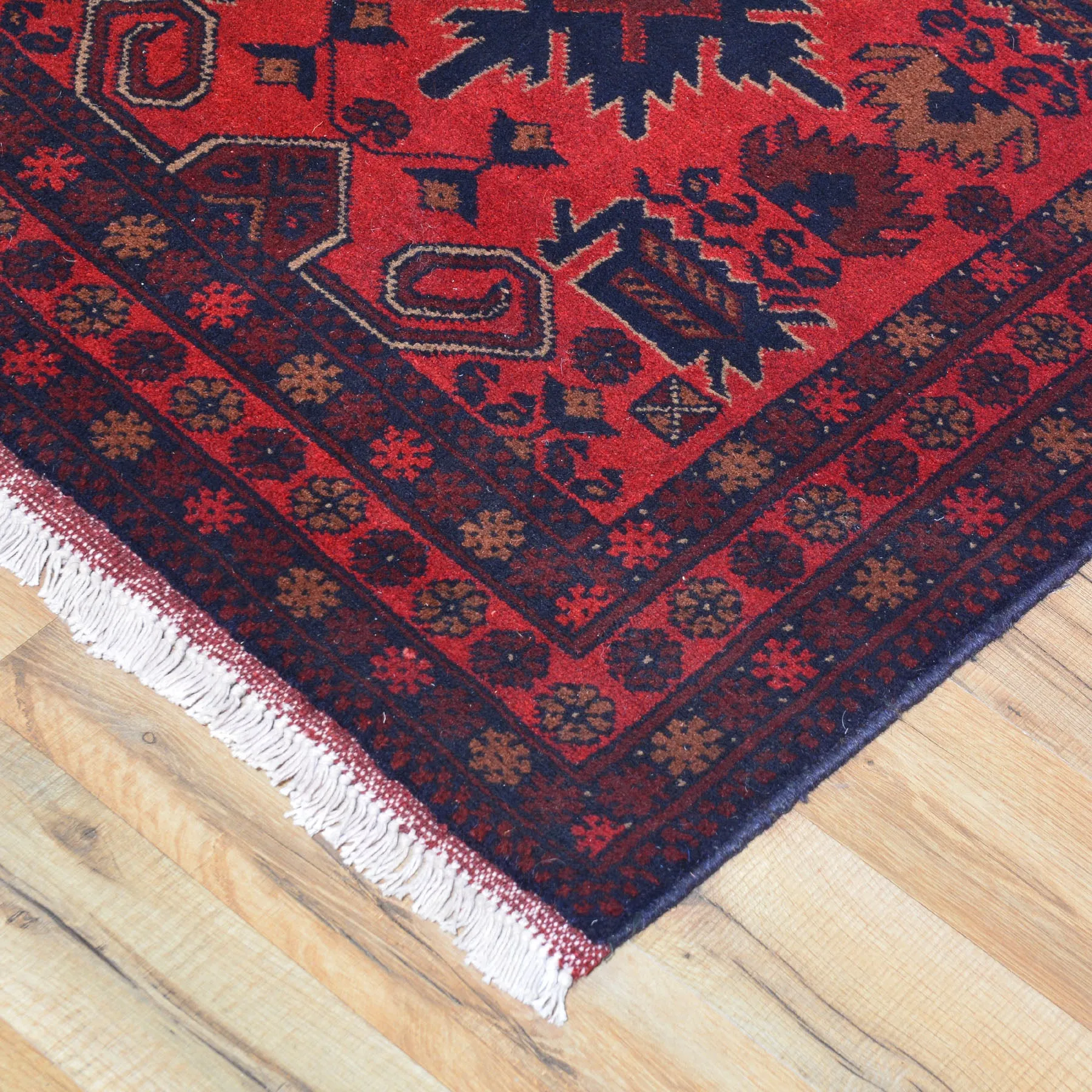 Hand-Knotted Fine Turkmen Handmade Tribal Traditional Rug (Size 4.2 X 6.8) Brral-6624