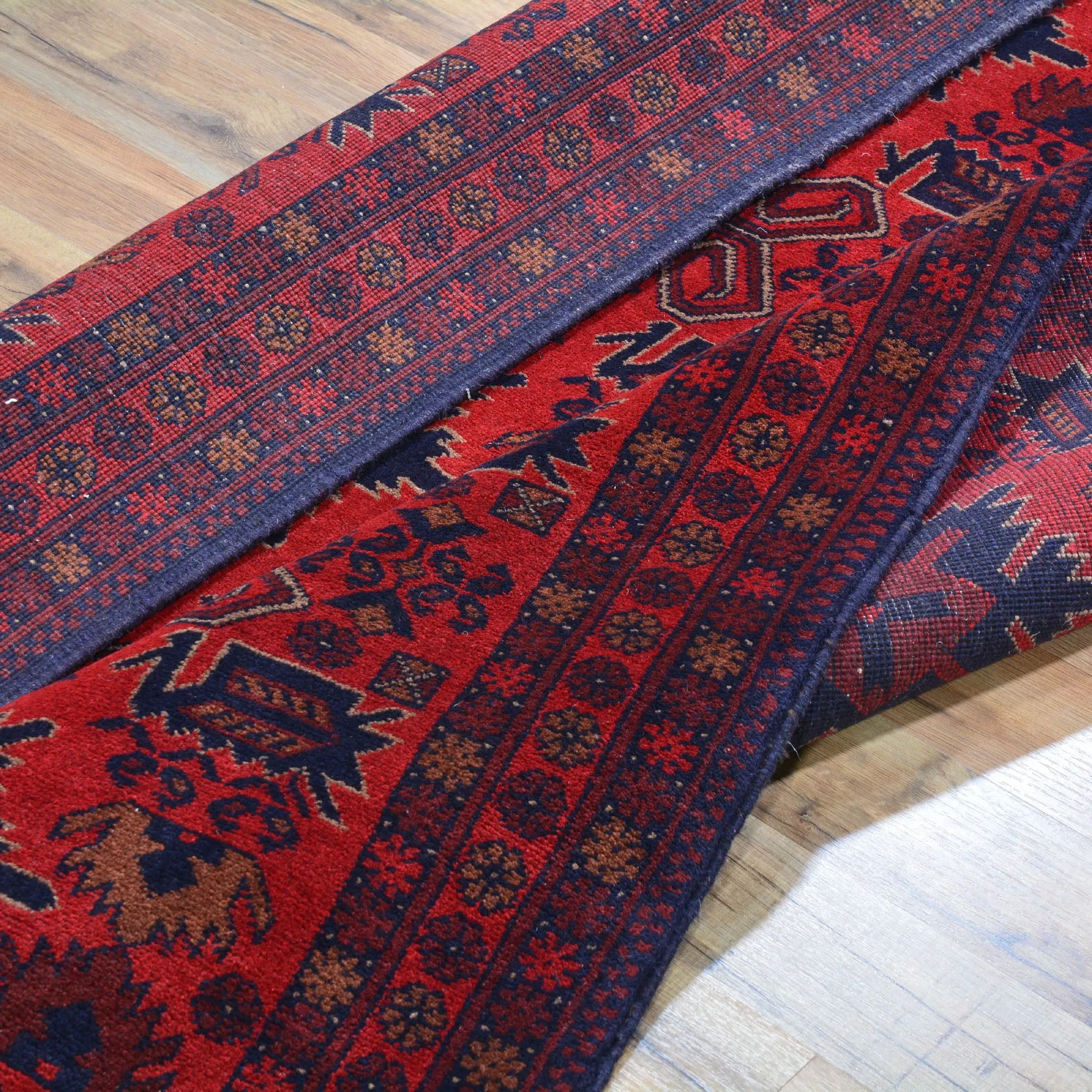Hand-Knotted Fine Turkmen Handmade Tribal Traditional Rug (Size 4.2 X 6.8) Brral-6624