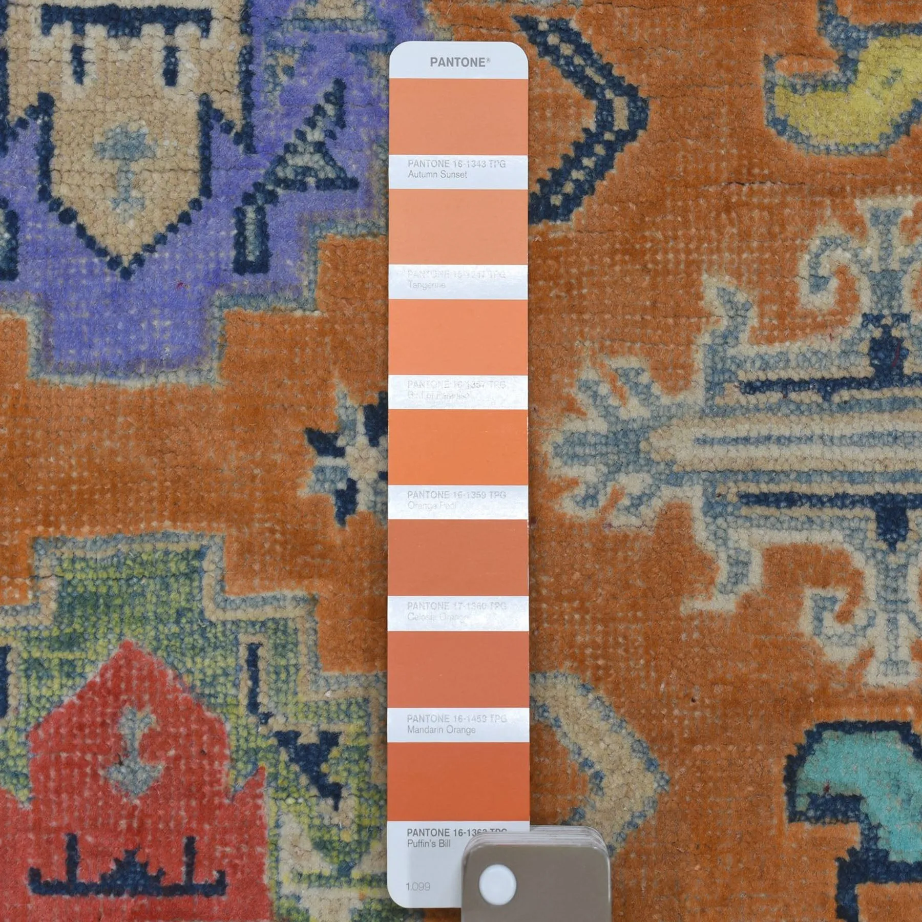 Hand-Knotted Handmade Geometric Design Wool Rug (Size 4.0 X 5.4) Cwral-7455