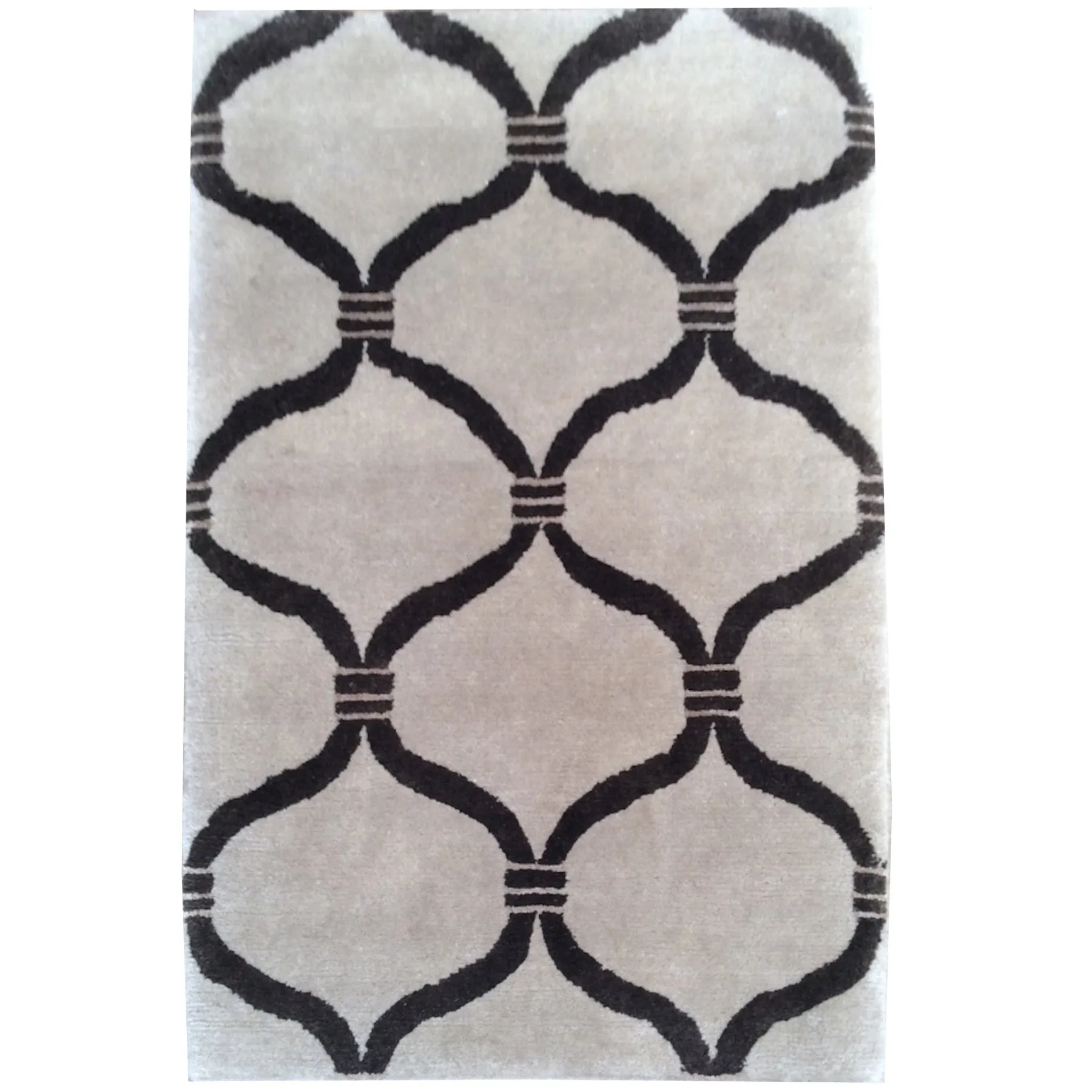 Hand-Knotted Nepali Design Handmade Modern Wool Rug (Size 2.0 X 3.0) Brrsf-1707