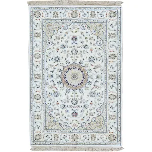 Hand-Knotted Oriental Handmade Tribal Nain Design Rug (Size 2.8 X 4.1) Cwral-10845