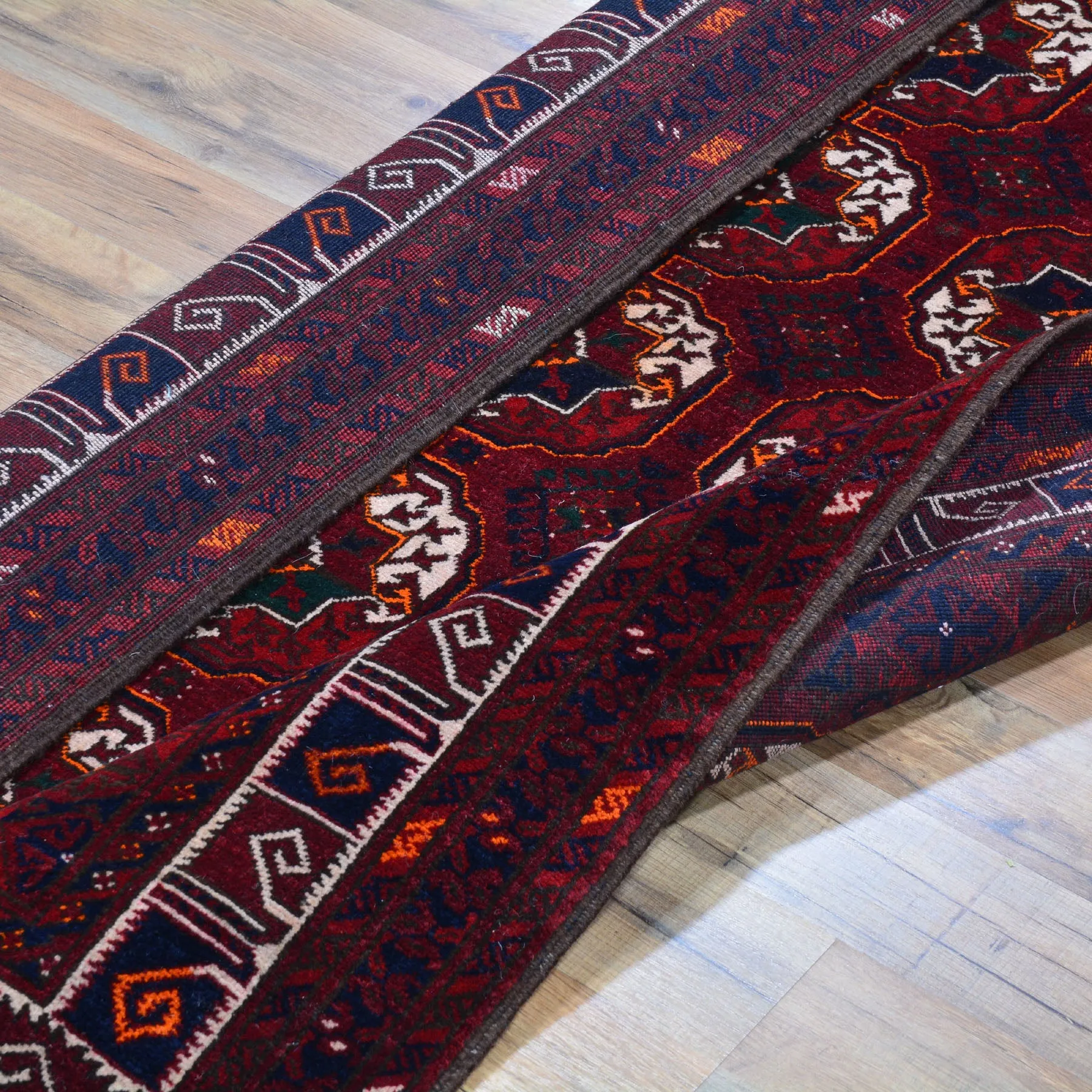 Hand-Knotted Turkmen Handmade Tribal Traditional Rug (Size 3.3 X 6.6) Brral-6648
