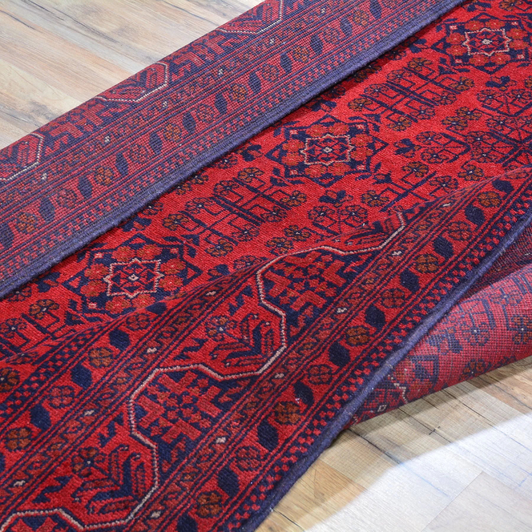 Hand-Knotted Turkmen Handmade Tribal Traditional Rug (Size 4.3 X 6.9) Brral-6618