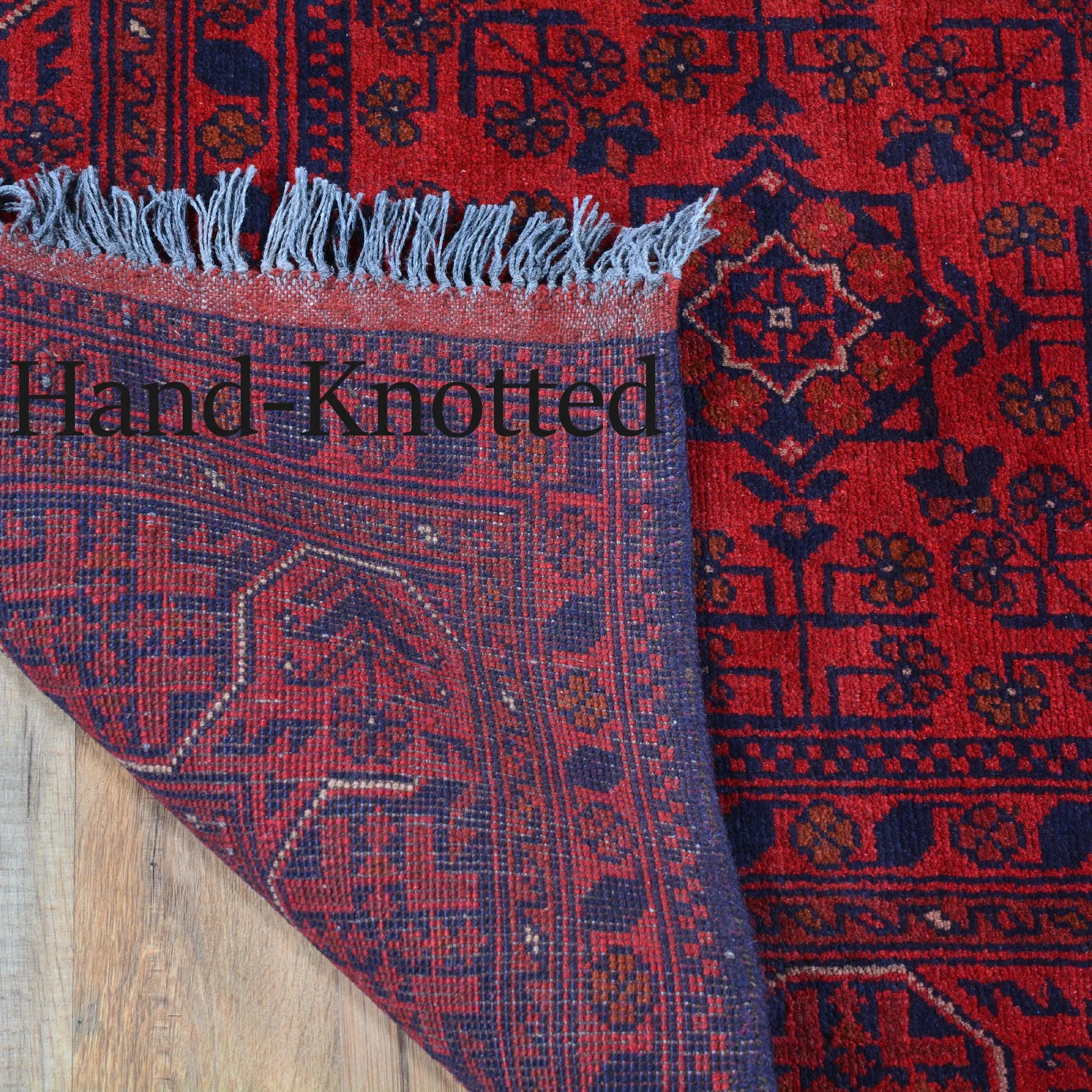 Hand-Knotted Turkmen Handmade Tribal Traditional Rug (Size 4.3 X 6.9) Brral-6618