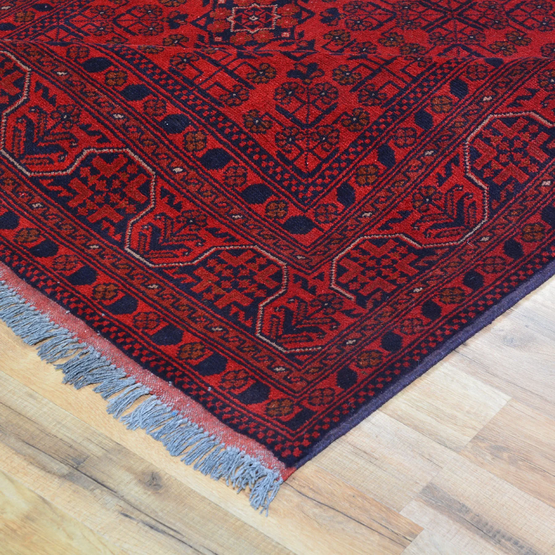 Hand-Knotted Turkmen Handmade Tribal Traditional Rug (Size 4.3 X 6.9) Brral-6618