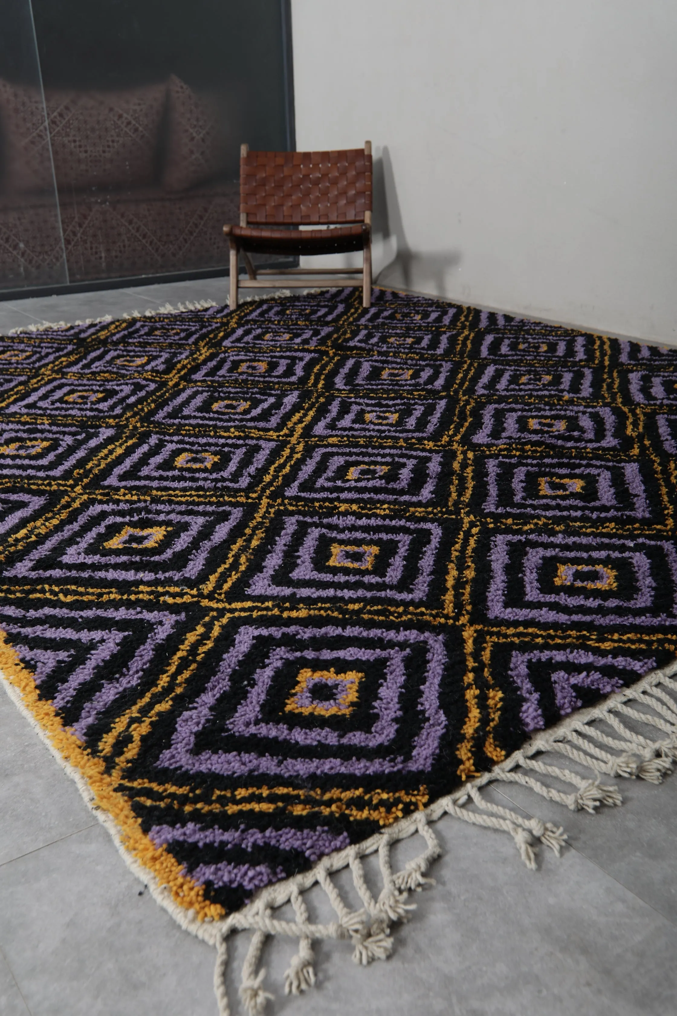 Handmade berber rug - Moroccan area rug - Beige Custom Rug